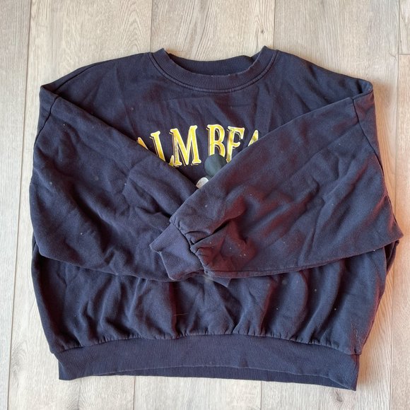 Navy crew neck sweater SZ M Disney - Picture 4 of 7